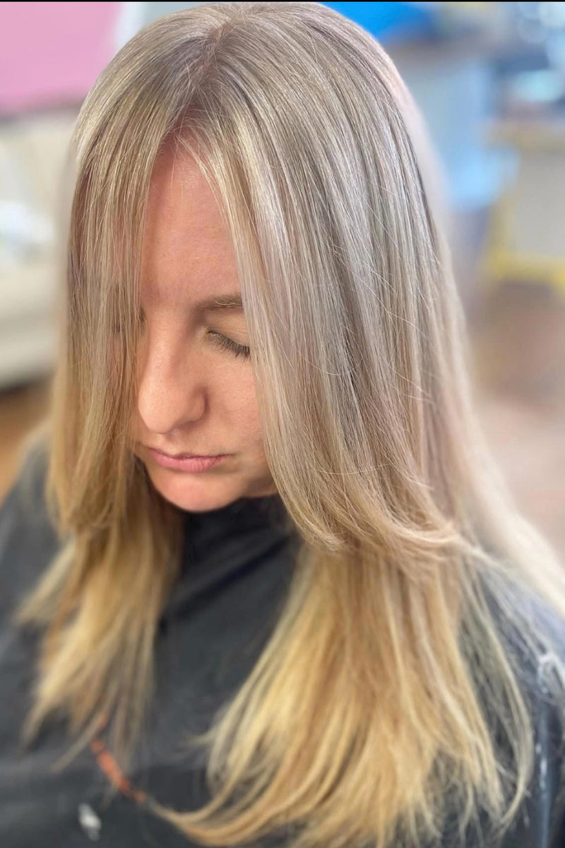 Ash blonde soft blend